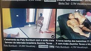 first job by nego catra as director hits over 24 million views with paty bumbum and anão zezinho teves