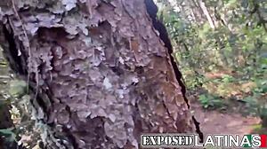 Milf Alexa Lewis fucked hard in woods by neighbor