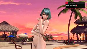 Tamaki Teases Naked On Beach