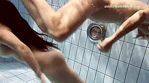 Iva Brizgina and Paulinka Enjoy Softcore Pool Fun