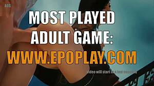 werewolf engages in animated encounter with perfect form