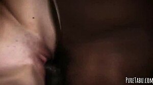 skinny piper perri craves her stepdad's big black cock in taboo interracial encounter