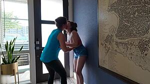 Hey stepdaughter, wanna taste my pussy after a long day? Welcome home!