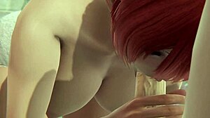 anime girl with a big ass getting fucked in a bathhouse in 3d hentai uncensored porn parody