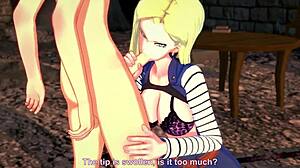 Android 18 Sucks and Fucks in POV Positions