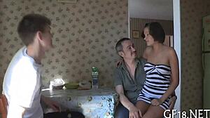 students partying wildly