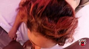 Gia Lovey SLOBBERS on my COCK before getting FUCKED hard!