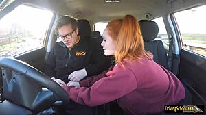 hey, watch redhead ella hughes swallow a hot cumload after blowjob