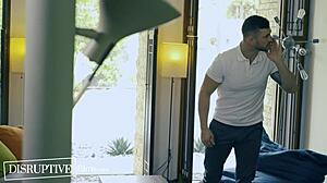 I jerk off while my hot assistants tease and fuck in front of me - disruptivefilms