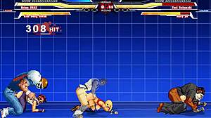 Mary Angel in all her glory in Mugen animation