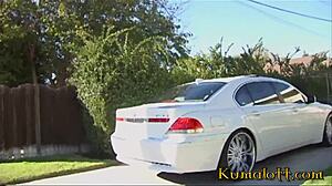 The black redhead feels intense pleasure as she and her friend explore an interracial threesome together.