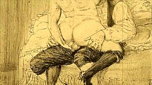 vintage erotic drawings from antique collections