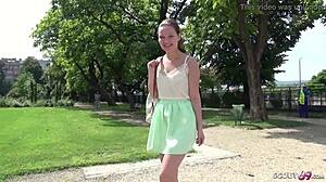 german scout, i anal fucked 19 year old student mia with huge cock outdoor, oops