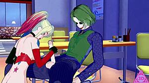 Harley Quinn Hentai Features Intense Blowjob And Cumshot Scenes