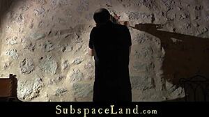 Delicious blonde gets tied up and fucked