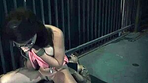 teen 18+ bound in extreme 3d animation outdoor domination