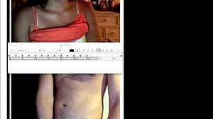 Skinny Latina Brunette College Girl Masturbates On Webcam Bed For Lesbian Cumshot