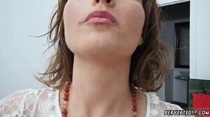 Krissy Lynn Gives Amazing Blowjob to Mother-in-Law in Taboo Scene