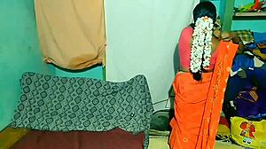 Indian Housewife Engages in Hot Fucking with Big Cock in Public Bedroom Scene with Roommate