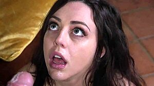 Brunette Hottie Bound and Fucked Hard by Stranger! Insane Action!