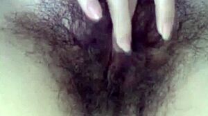 Hairy Teen 18+ Babe on Webcam