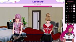 Vtuber lewdneko plays harem hotel part 29