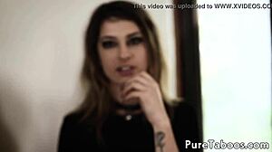 I watch petite duo get jizzed in front of stepdaddy