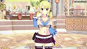 lucy heartfilia sucks deepthroat in fairy tail hentai