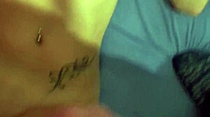 Blonde model endures five cocks in gangbang