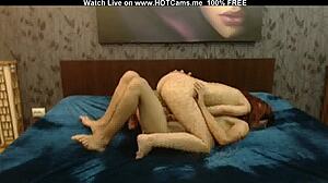 i share intimate webcam moments with my partner as an amateur redhead milf