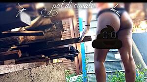 no aniversario, fodi a gostosa do meu amigo no quintal com lingerie e gangbang