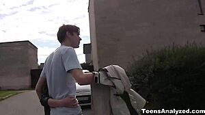 Teens analyzed, Sonja's first anal teen porn experience