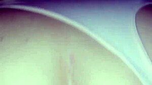 Latina wife in white thong during quarantine