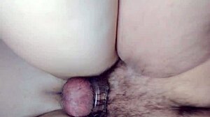 Fucked the blonde student hard doggystyle with my monster cock, she orgasmed.