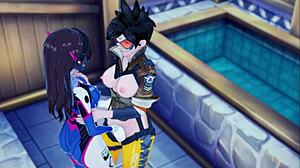 Want to see Dva and Tracer licking pussy and tribbing?