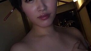 Bashful Kokomi Asato reveals all in hot springs