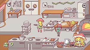 Hey, check out Futanari di Funghi in this hentai game ep 1 at the restaurant!