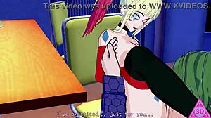Harley Quinn Hentai Features Intense Blowjob And Cumshot Scenes