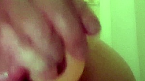 I'm trying anal with my dildo in the shower for some self-pleasure.