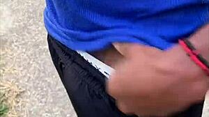 Little Guy Finds Well-Endowed Black Man In The Woods