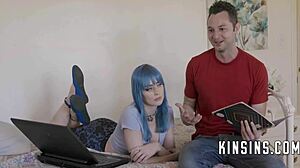 Studying session with stepsis turns into unexpected hardcore taboo action