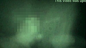 she jerks off a stranger through the glory hole until he cums