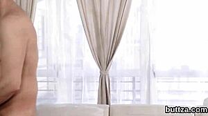 glamorous petite kitten gets tight quim and tiny anal fucked