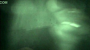 she jerks off a stranger through the glory hole until he cums