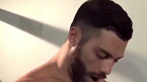 Bombeiro Hidraulico Fucks Amateur in Bar Bathroom with Big Cock Anal and Orgasm