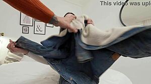 Bills intimate interview turns into a mouthwatering cum-covered encounter with a pretty slut