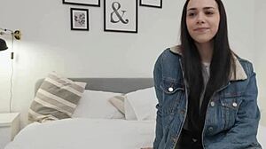 Bills intimate interview turns into a mouthwatering cum-covered encounter with a pretty slut