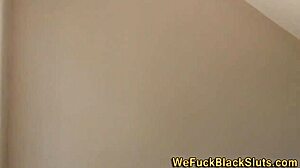 Ebony teen girl enjoys some fun time