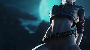 Siri Delivers Perfect Fuck in Witcher 3D Animated Scene with Big Tits and Ass