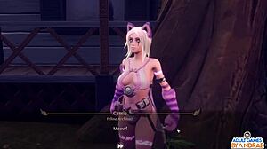 Ep5 Eating Emissary's Shaved Pussy in Wild Game! 😜